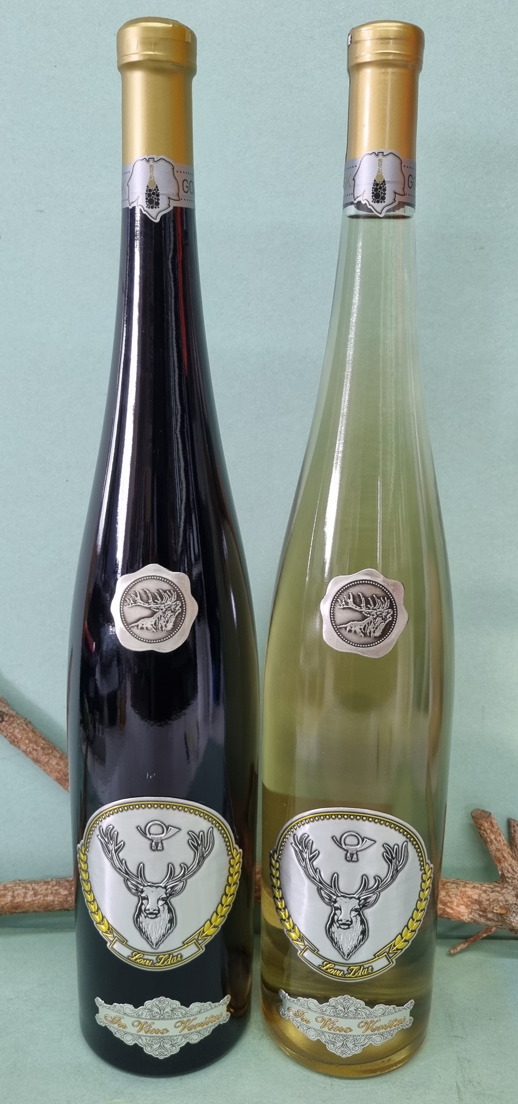 Darčeková fľaša s motívom Jeleň 1,5l