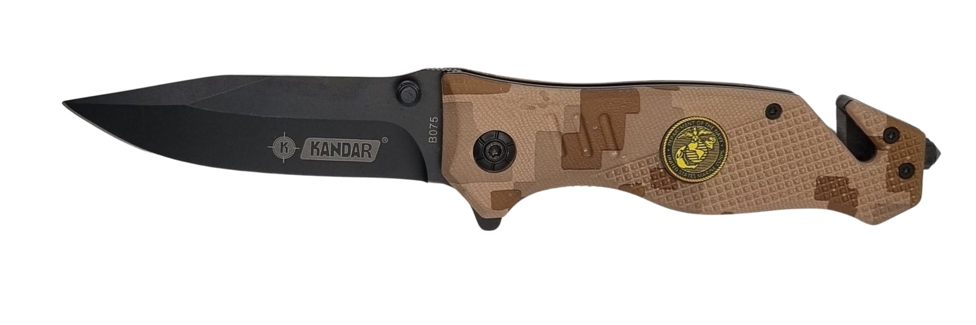 Kandar vreckový zatvárací nôž námornícky znak +klip 21cm/9cm