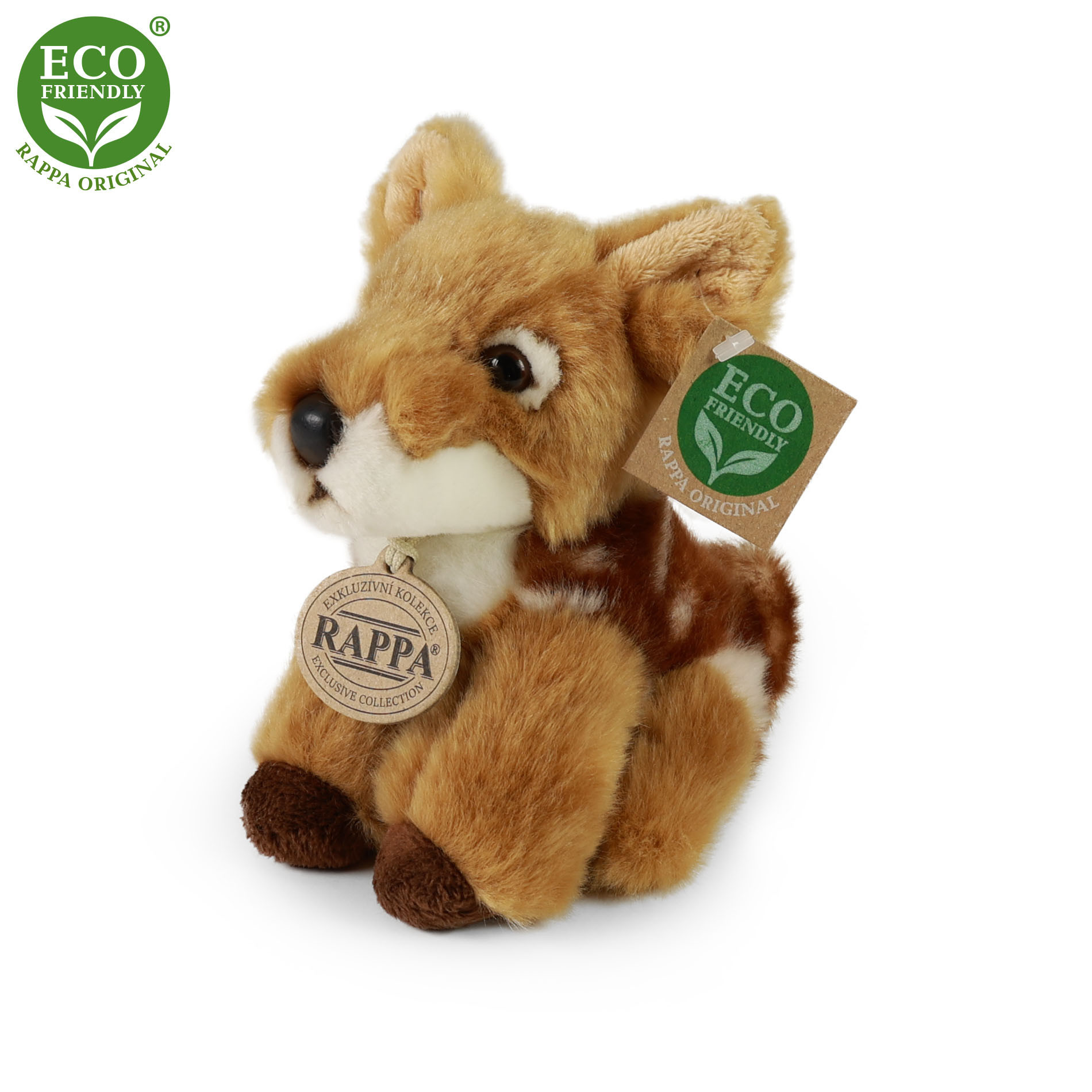 Plyšový srnček ECO-FRIENDLY 16 cm
