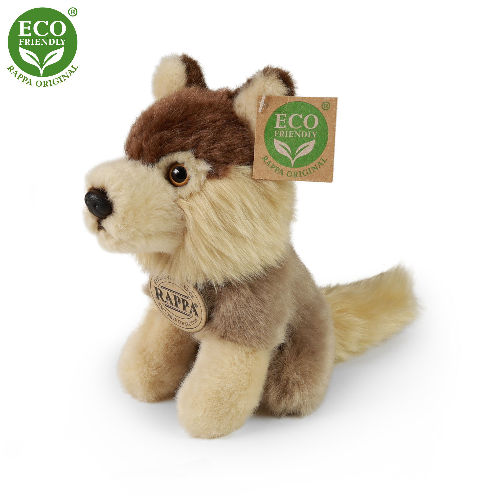 Plyšový vlk 15cm ECO-FRIENDLY