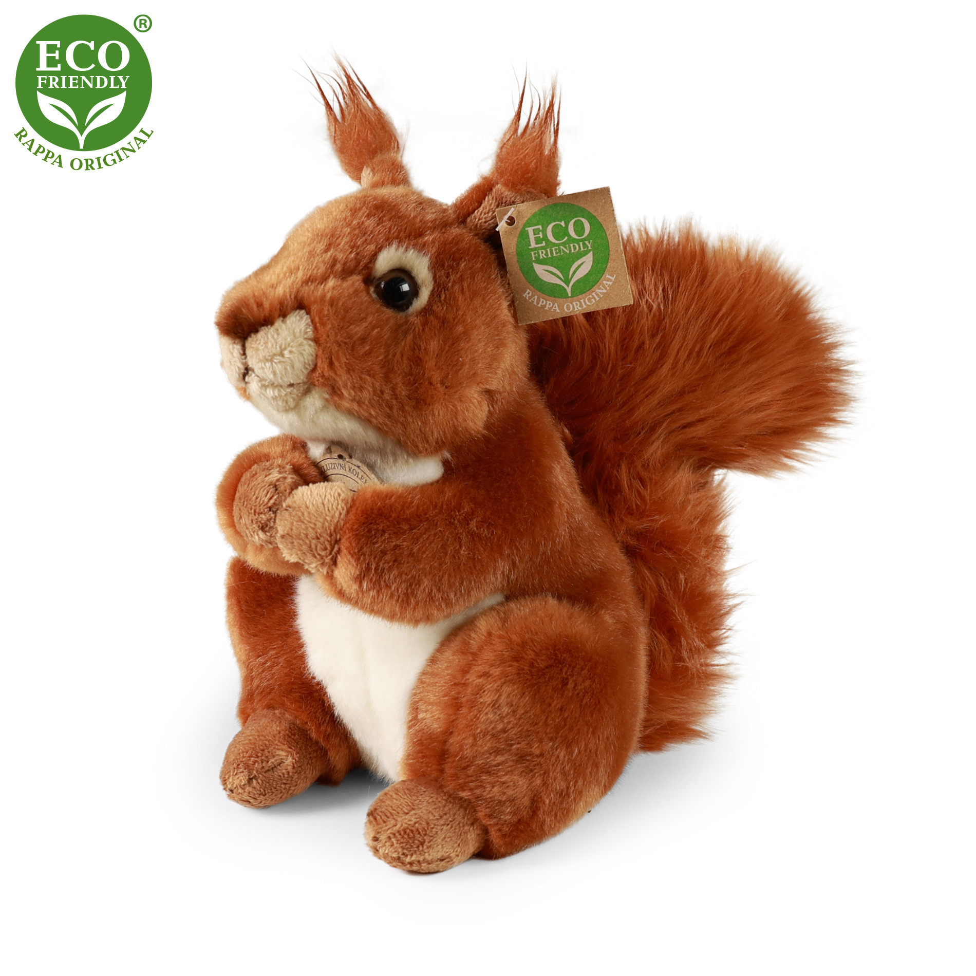 Plyšová veverička 23cm ECO-FRIENDLY
