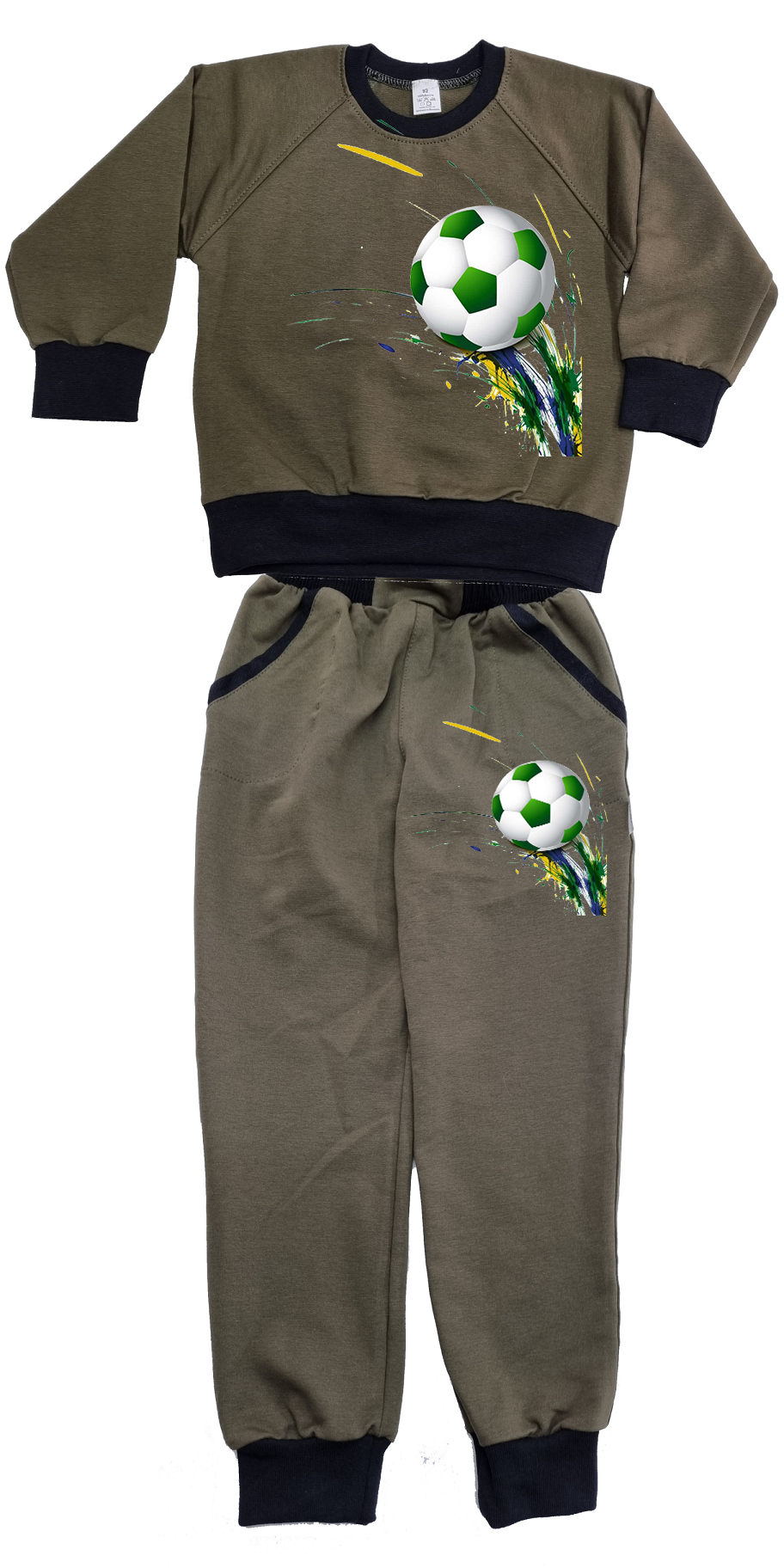 Tepláková súprava motív futbalová lopta