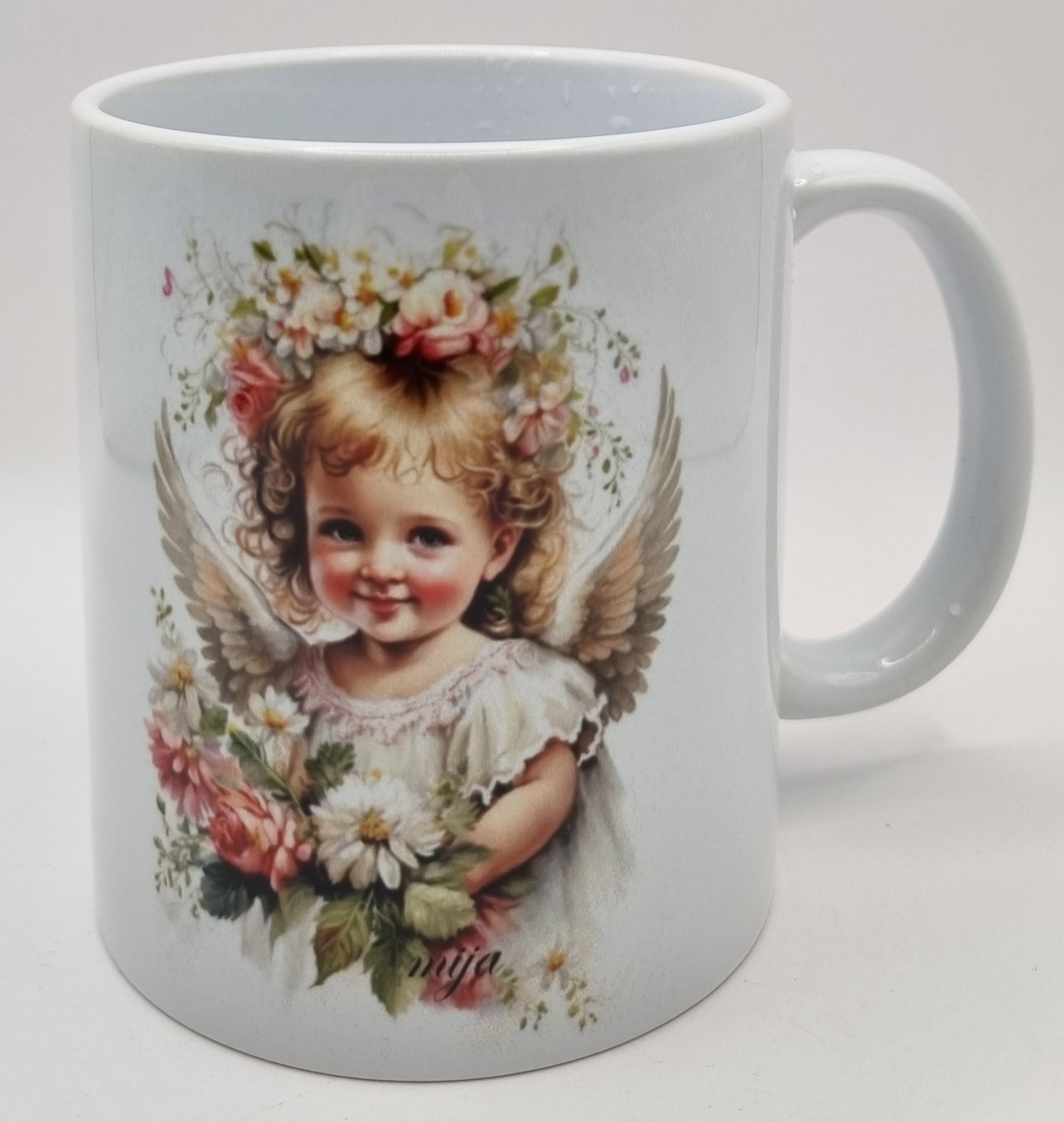 Hrnček keramický s potlačou  ANJEL 330ml