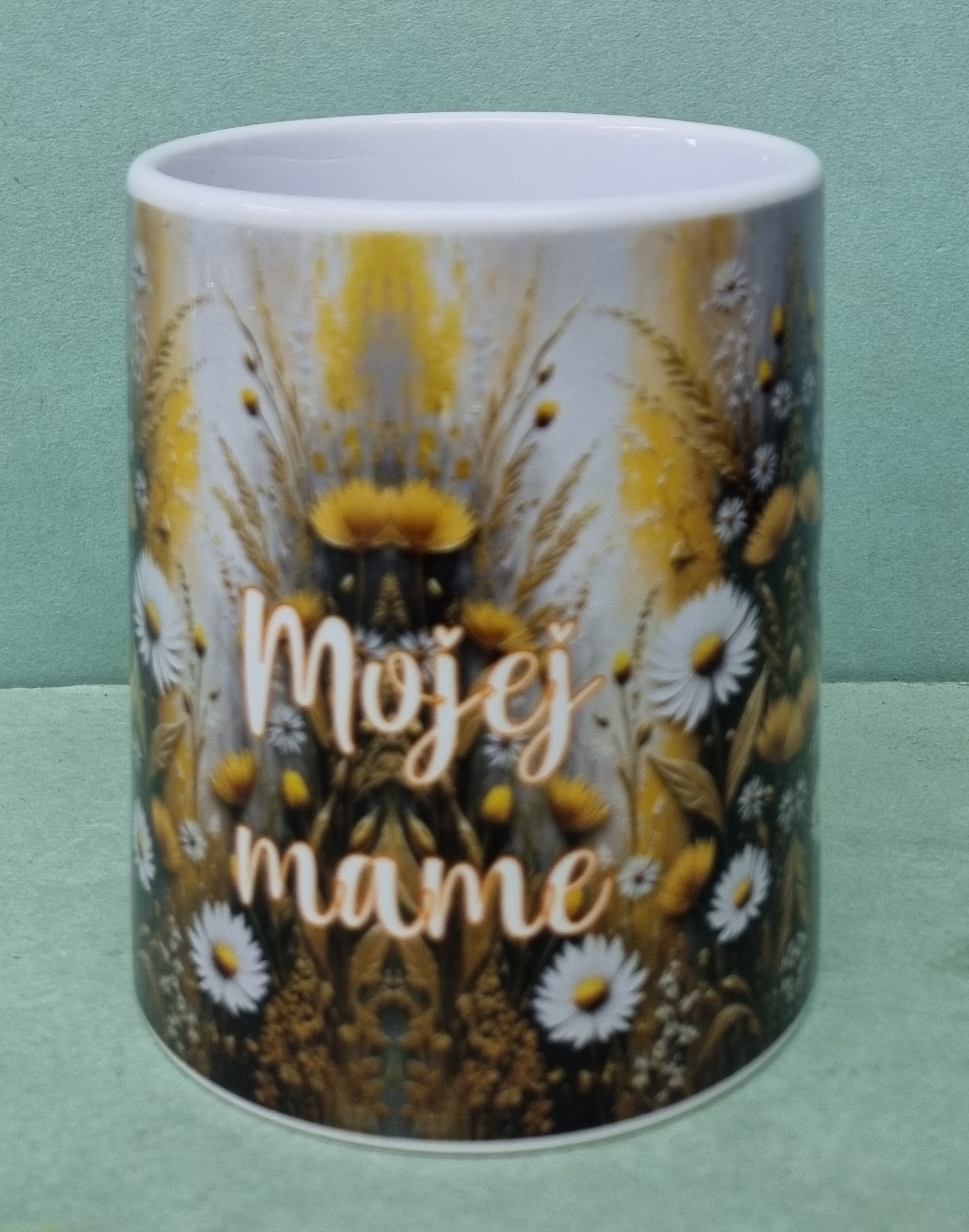Hrnček keramický s potlačou MOJEJ MAME 330ml