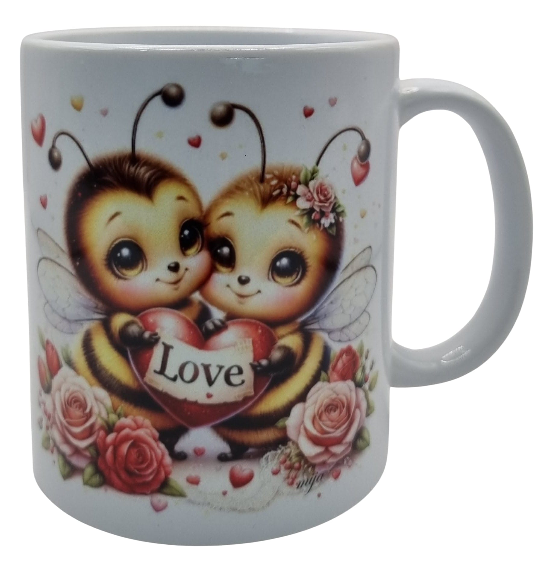 Hrnček keramický s potlačou VČIELKA LOVE 330 ml