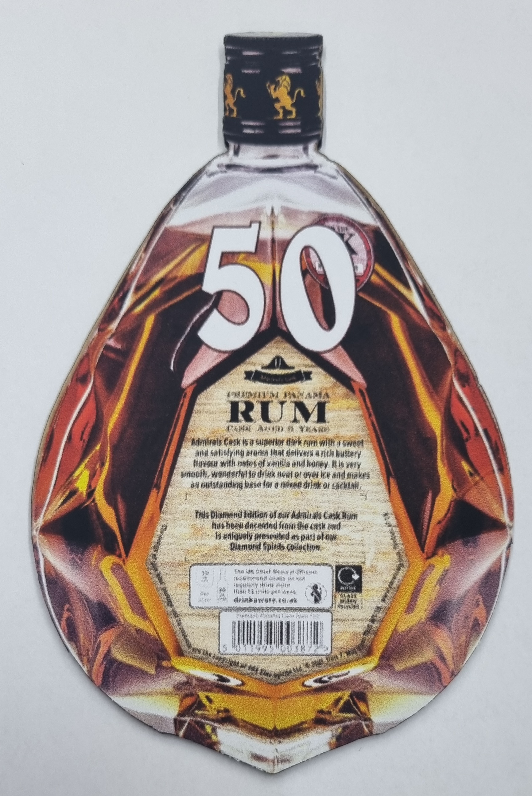 Zápich na tortu Fľaša 50