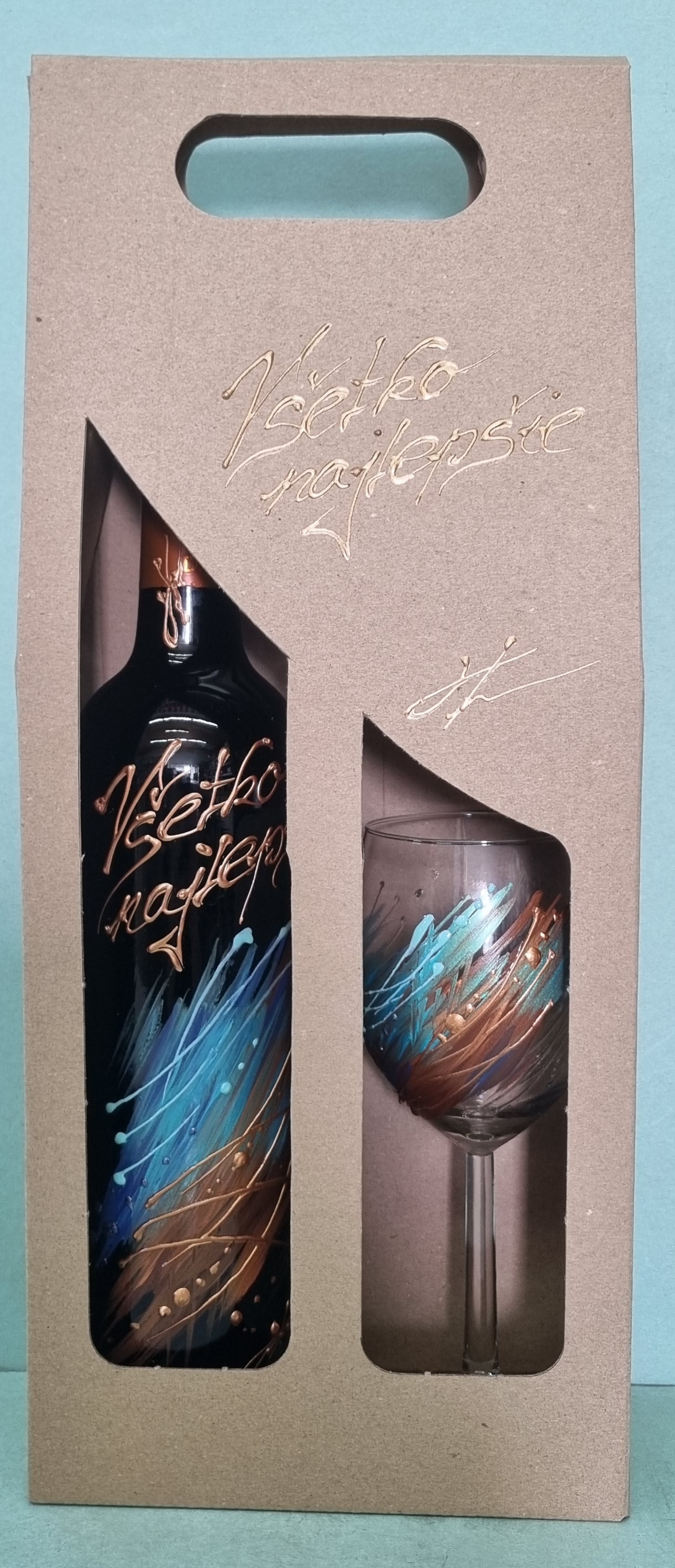 Darčeková kazeta s venovaním jeden pohár 300ml