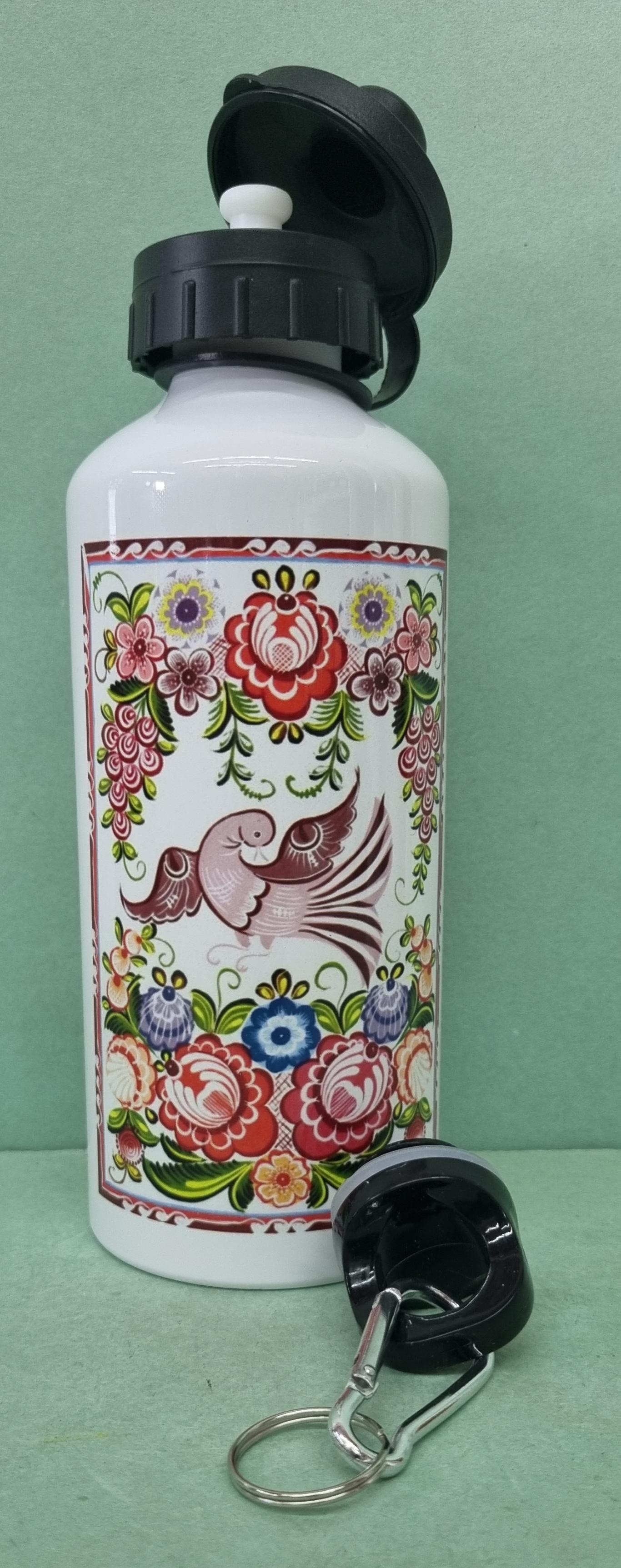 Turistická fľaša s motívom Folklór 600ml