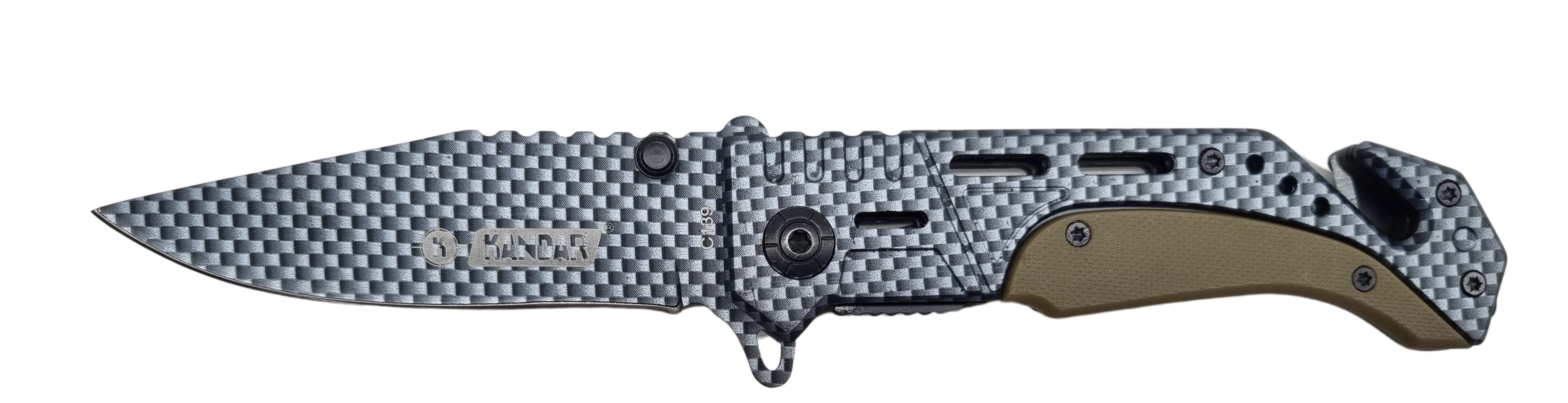 Kandar vreckový zatvárací nôž +klip 20,5cm/8,5cm