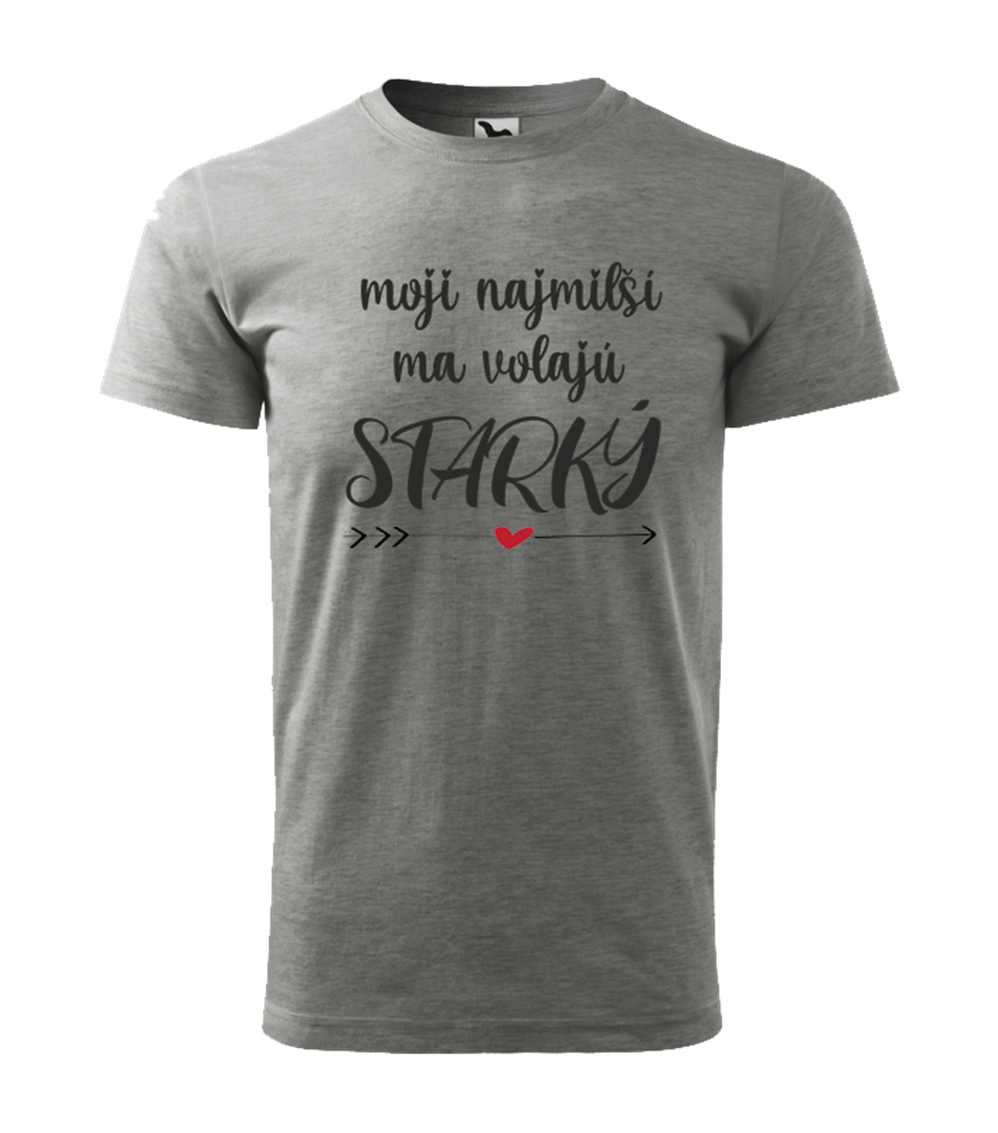 Tričko s motívom Moji najmilší ma volajú starký