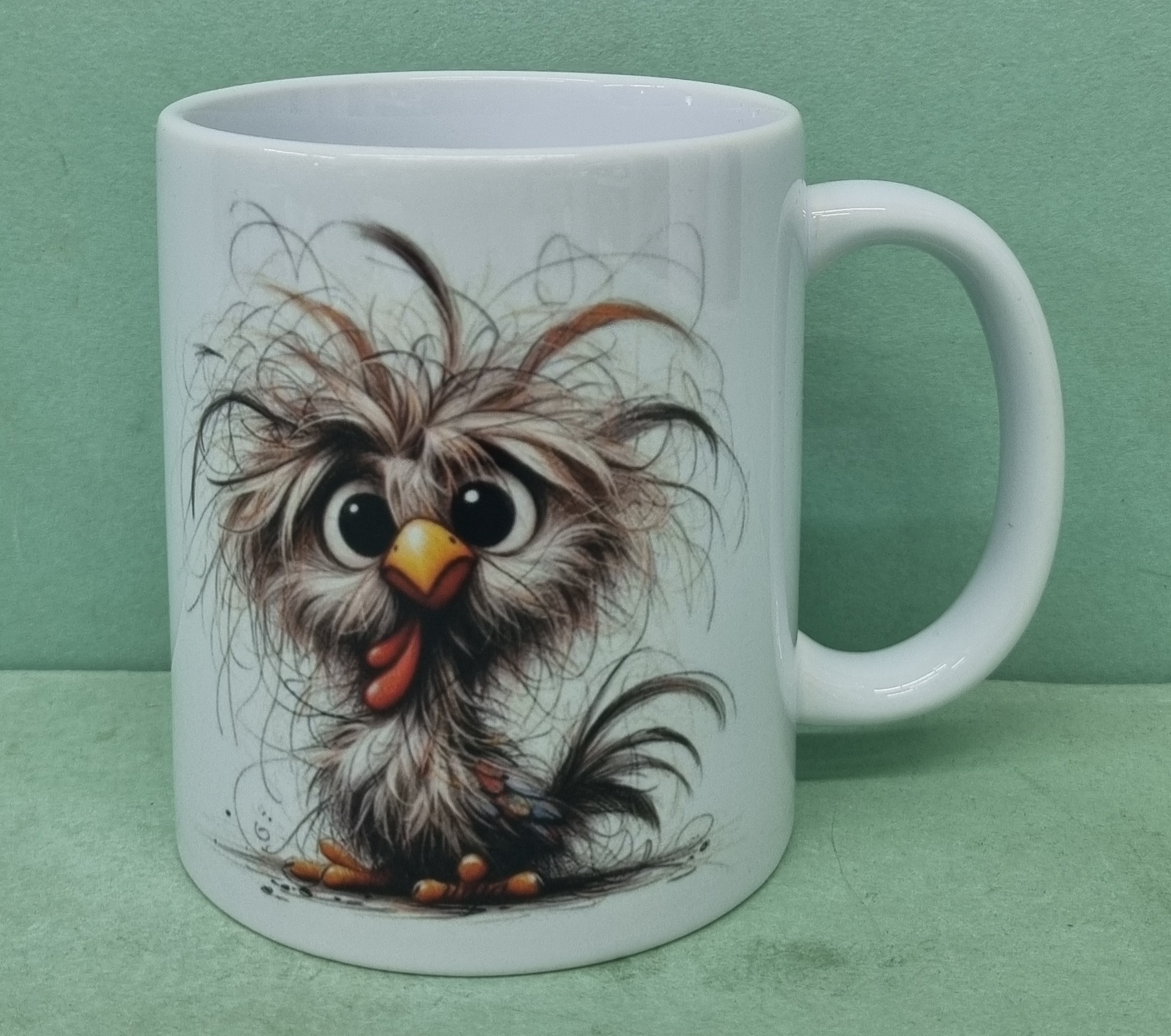 Hrnček keramický s potlačou Sliepka 330ml