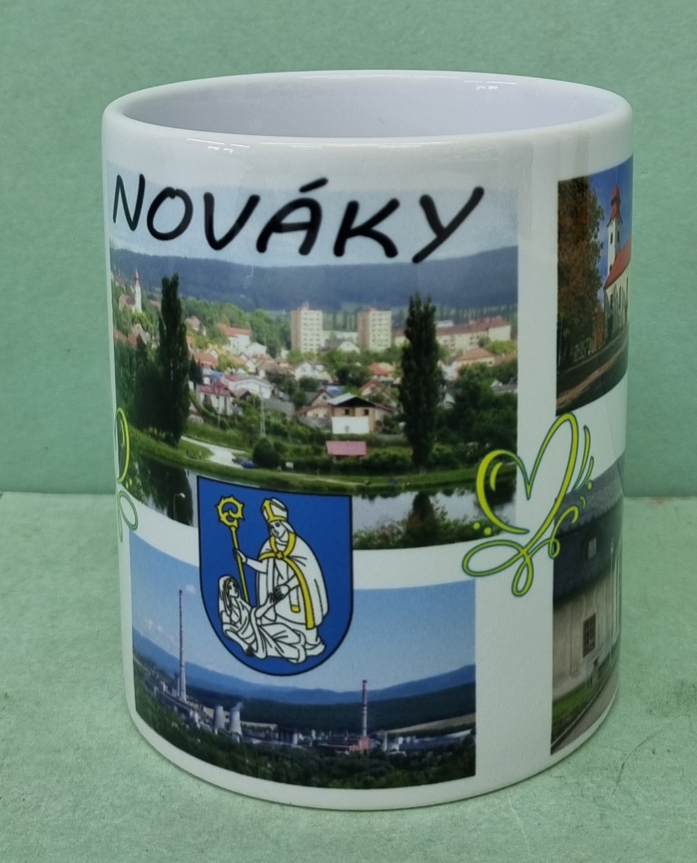 Hrnček keramický s potlačou  Mesto NOVÁKY 330ml