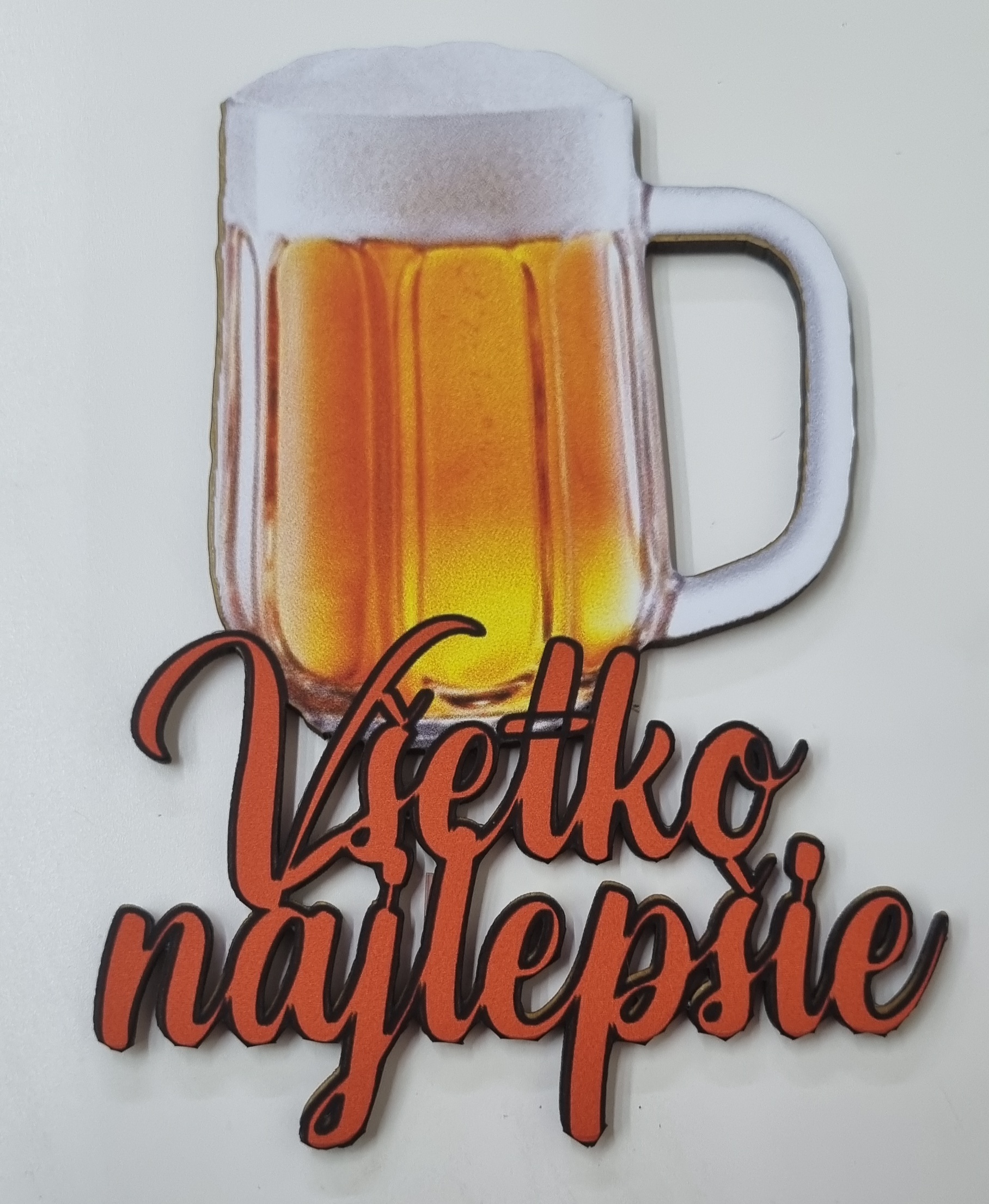 Zápich na tortu Všetko najlepšie PIVO