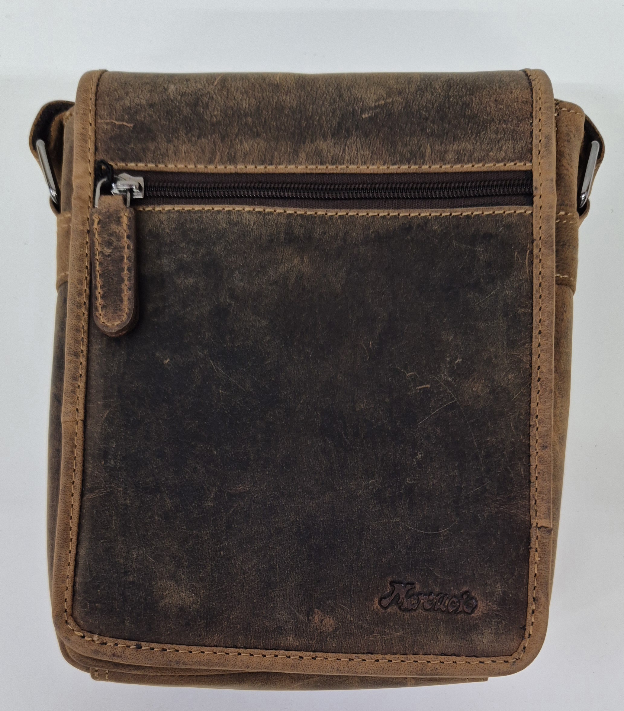 Pánska kožená taška crossbody 23/19cm