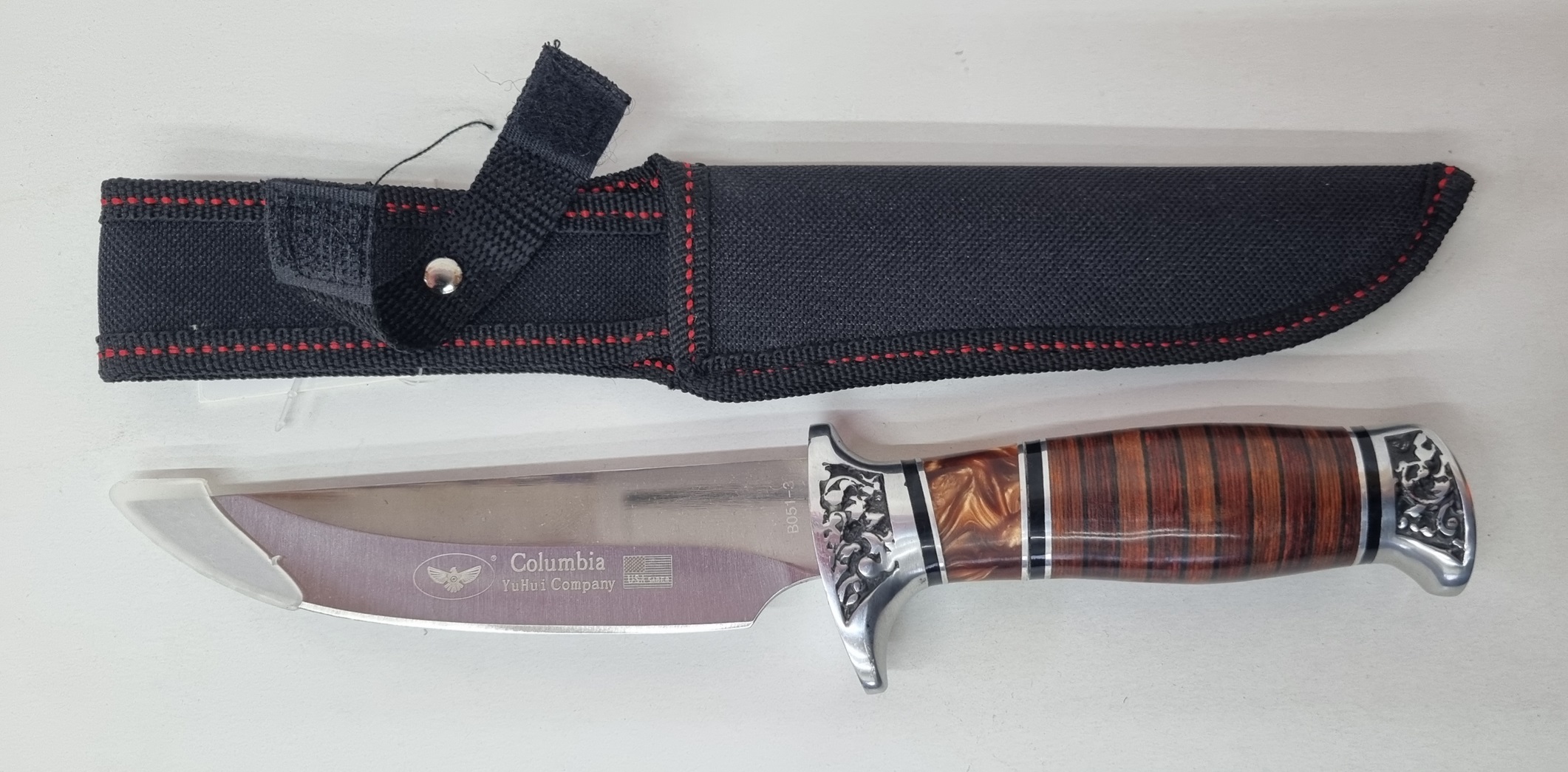 Columbia poľovnícky nôž 21,5/13cm + púzdro