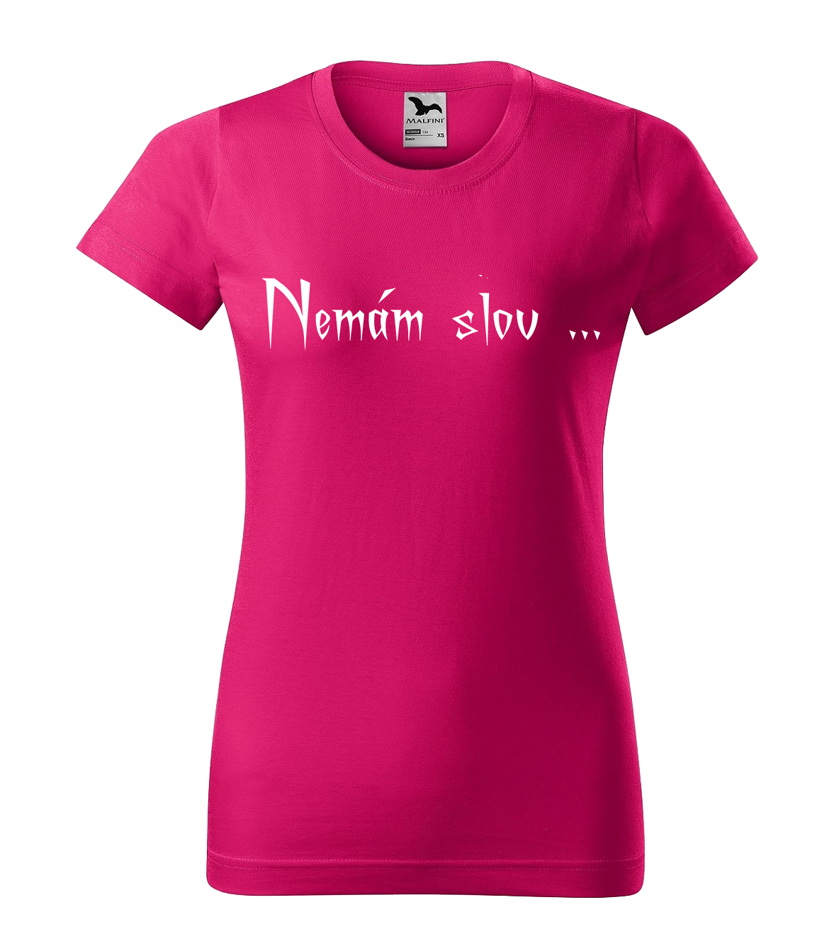 Tričko s vtipným motívom NEMÁM SLOV