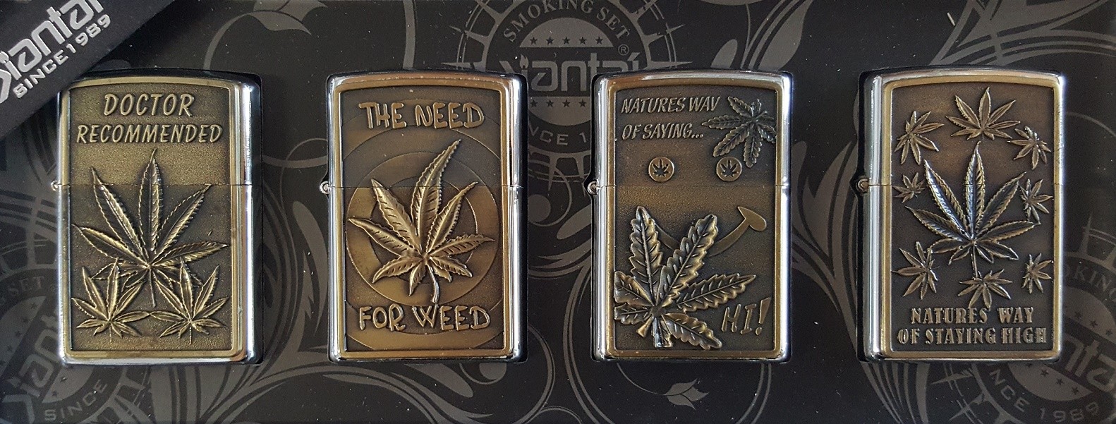 Zapaľovač benzínový s motívom Marihuana