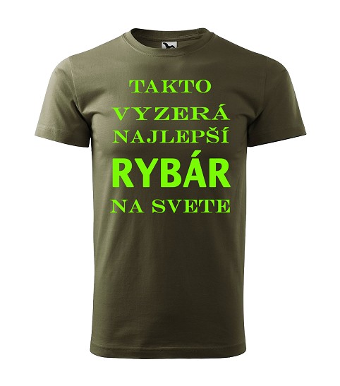 Tričko s motívom Najlepší rybár