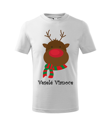 Tričko detské s vianočným motívom Veselé Vianoce