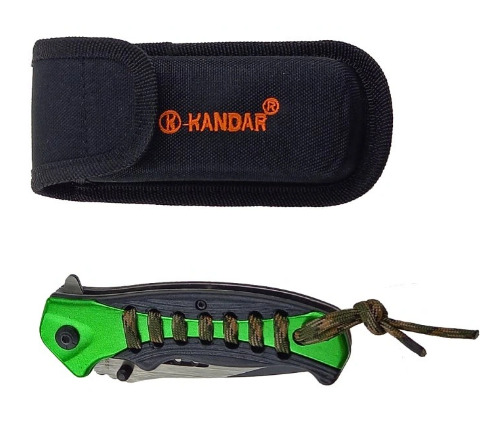 Kandar zatvárací vreckový nôž +puzdro, klip 21,5cm/9cm