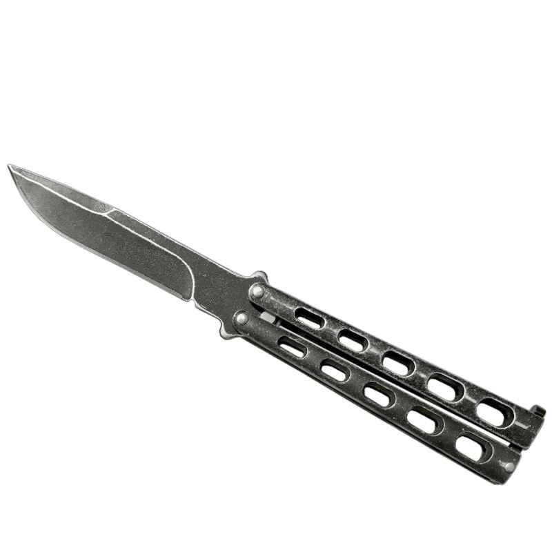Kandar nôž motýlik šedý 23/10,5cm