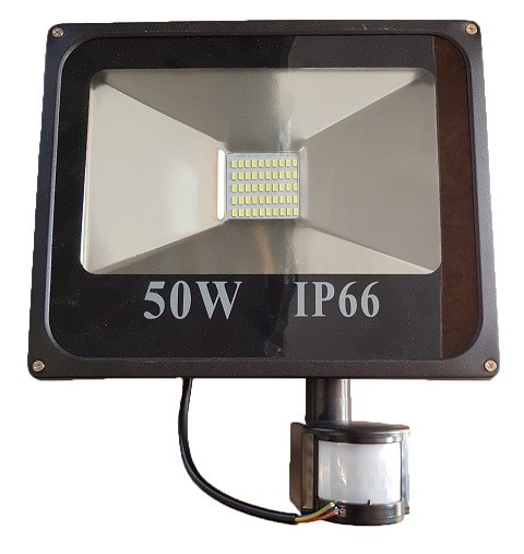 LED reflektor s pohybovým senzorom  50W