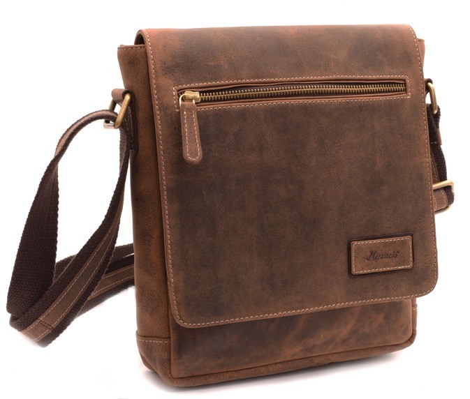 Pánska kožená taška crossbody 29/23cm