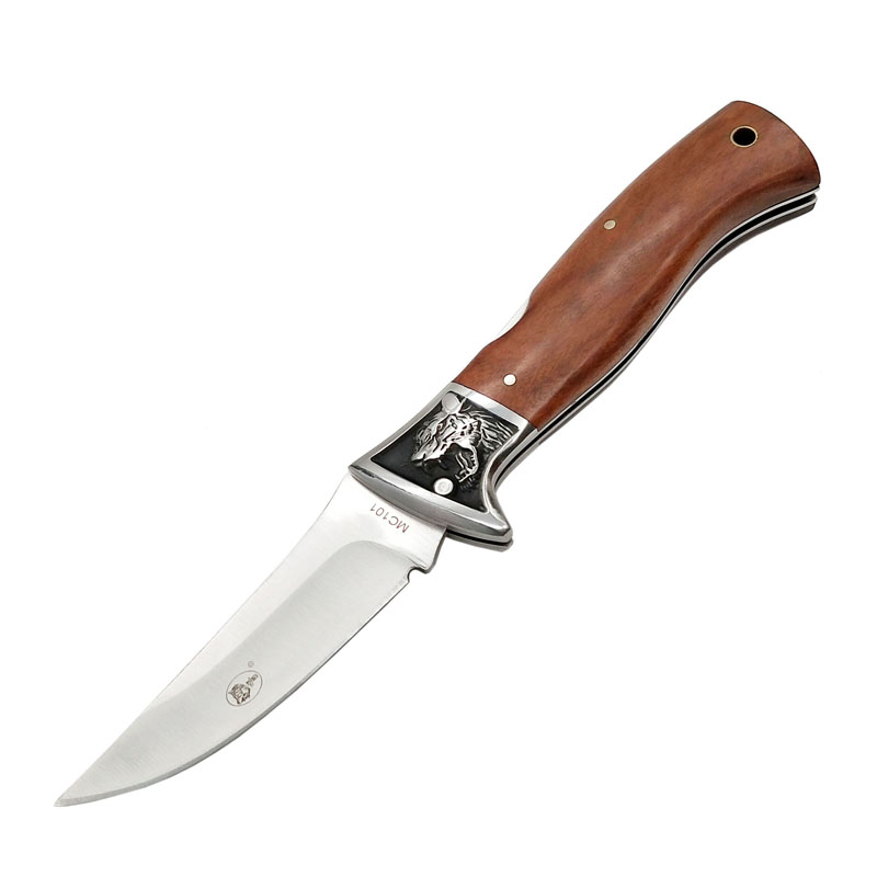 Kandar zatvárací vreckový nôž motív tiger +puzdro 23cm/9,5cm