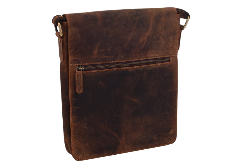 Pánska kožená taška crossbody 31/26cm