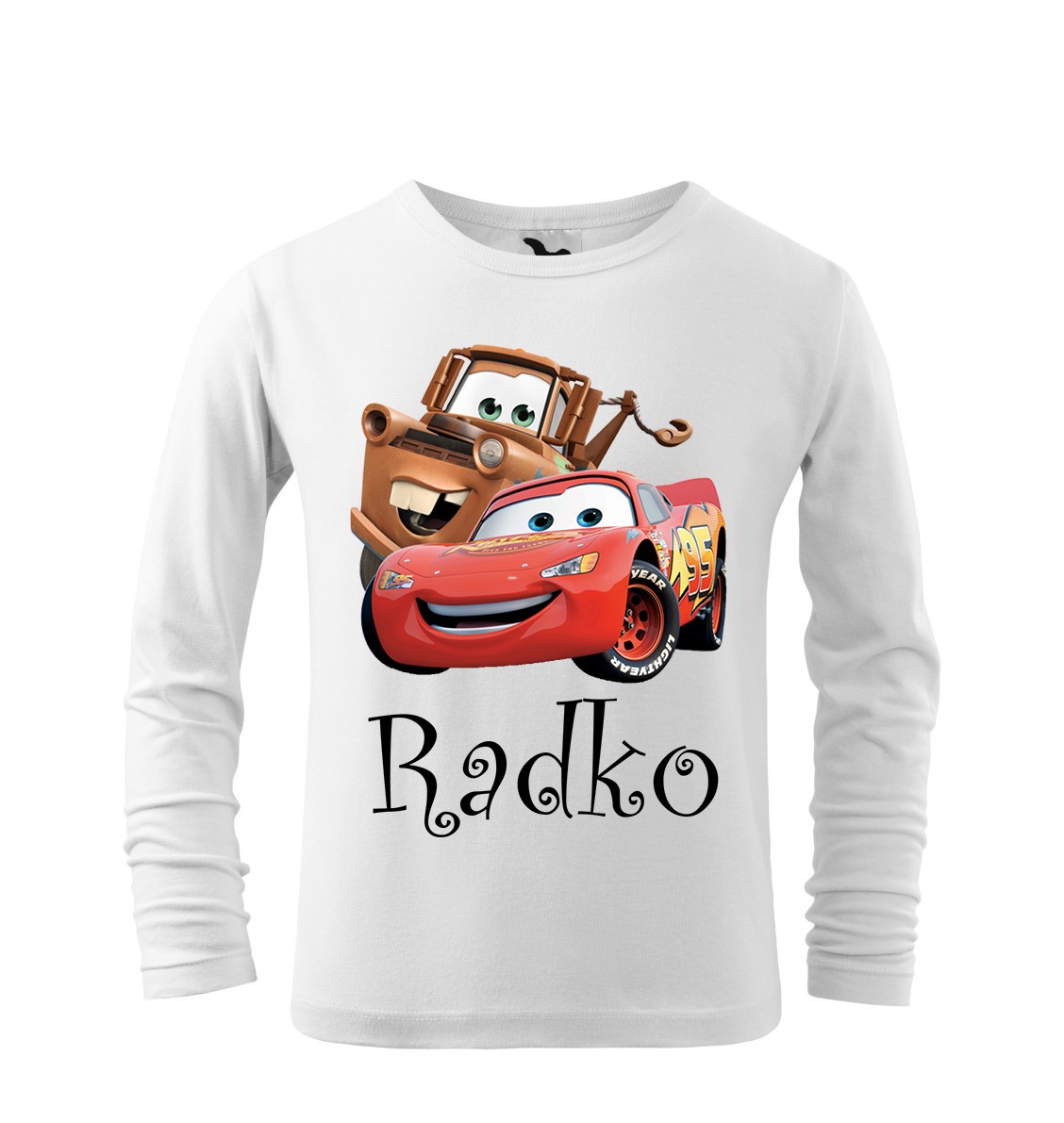 Tričko s rozprávkovým motívom Cars DR