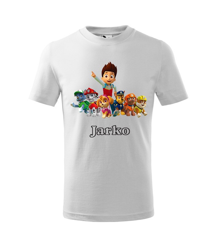 Tričko s rozprávkovým motívom Paw Patrol Ryder