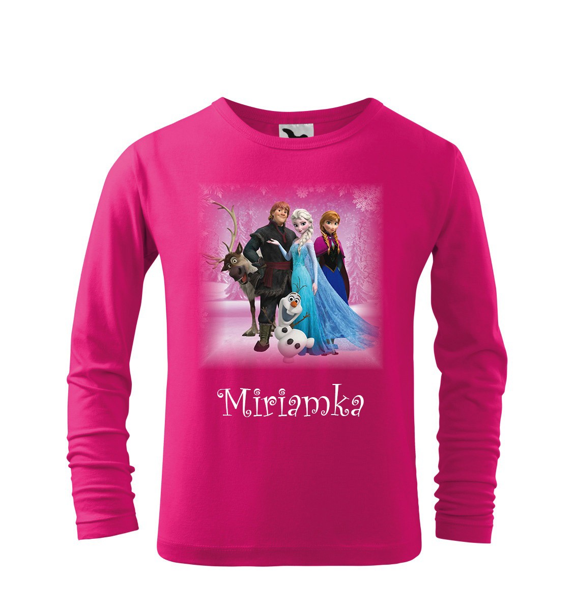 Tričko s rozprávkovým motívom Frozen