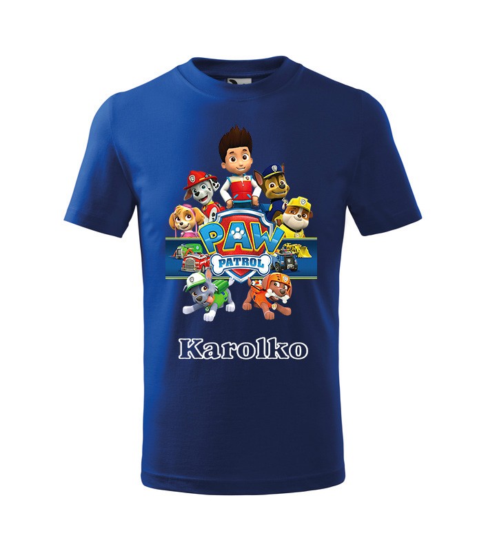 Tričko s rozprávkovým motívom Paw Patrol Ryder