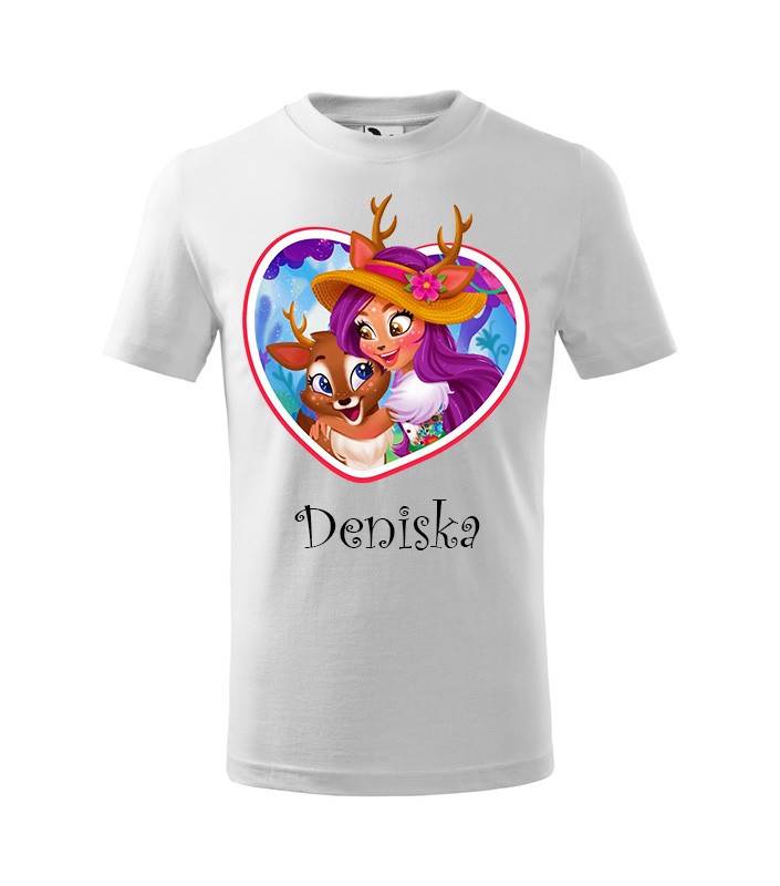 Tričko s motívom Enchantimals jeleň