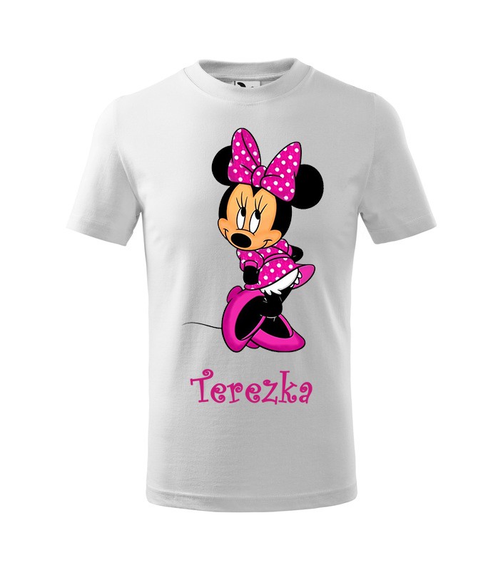 Tričko s motívom Minnie ružová