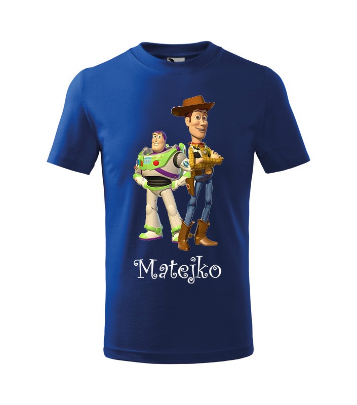 Tričko s rozprávkovým motívom Toy Story