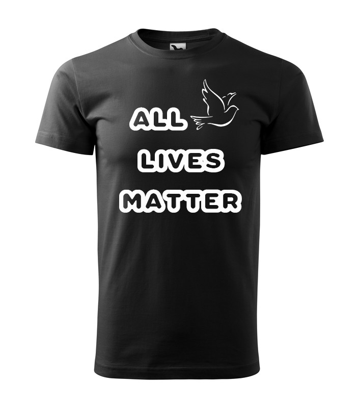 Tričko s motívom  All lives matter