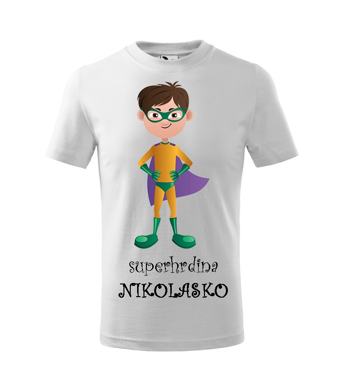 Tričko s rozprávkovým motívom Superhrdina