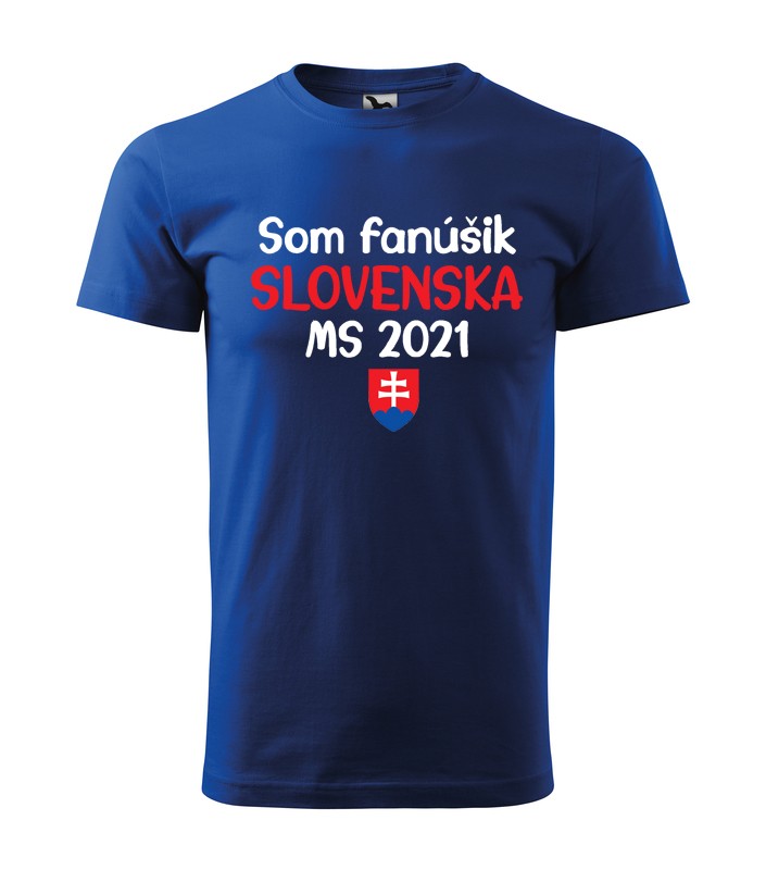 Tričko s motívom Som fanúšik Slovenska