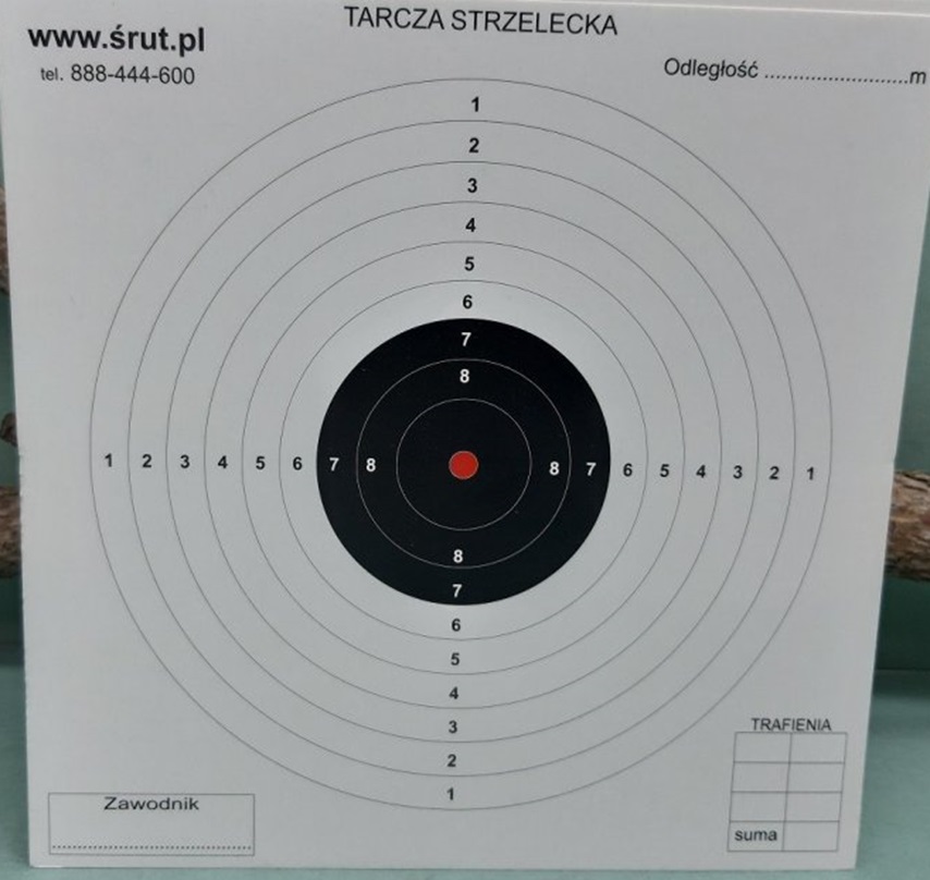 Terč vzduchovkový 1 ks