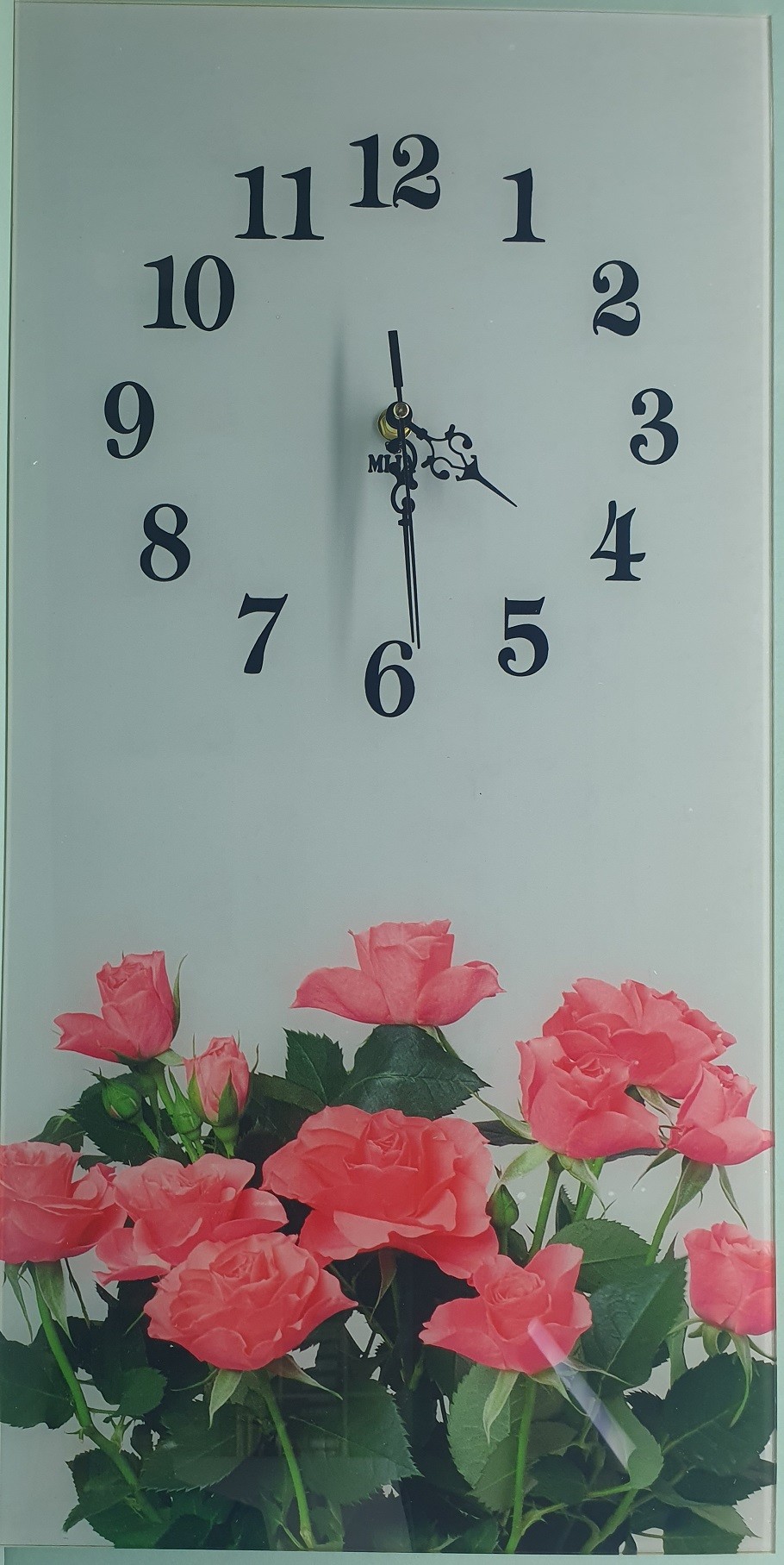 Nástenné hodiny   Ruža5 30x60cm