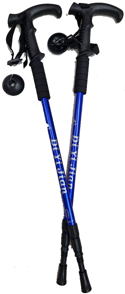 Turistické trekingové palice modré