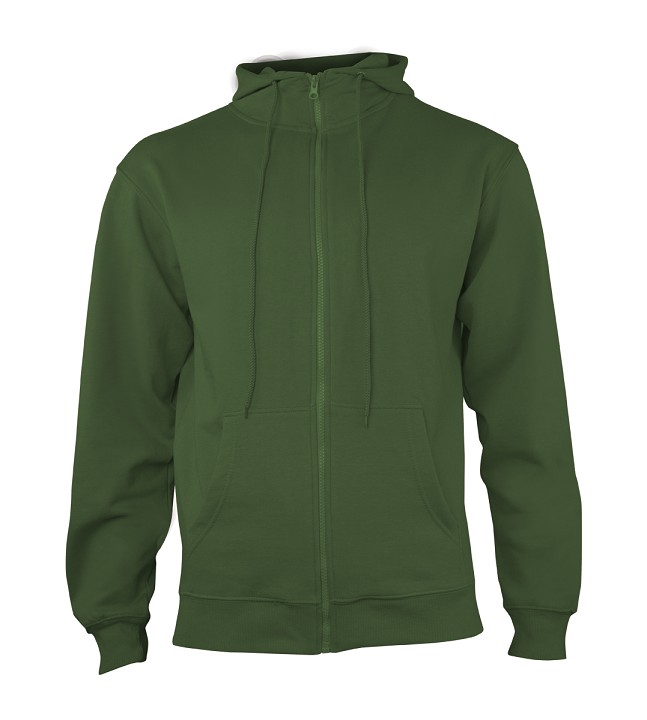 Mikina na zips s kapocňou