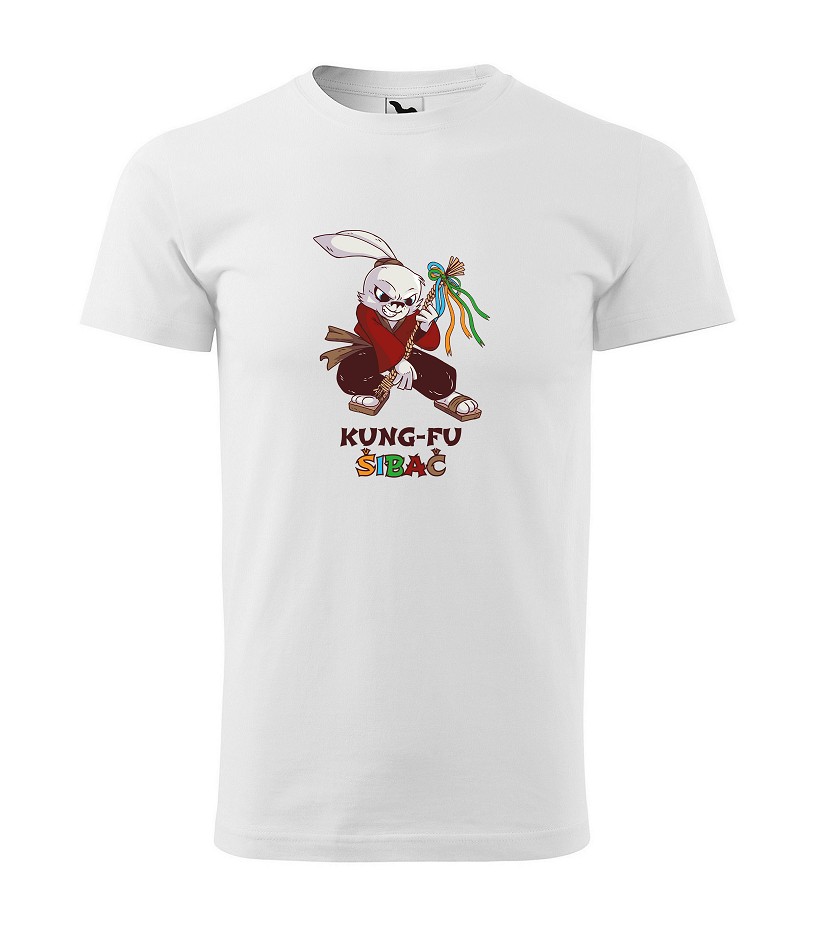 Tričko s vtipným veľkonočným motívom  Kung-fu šibač