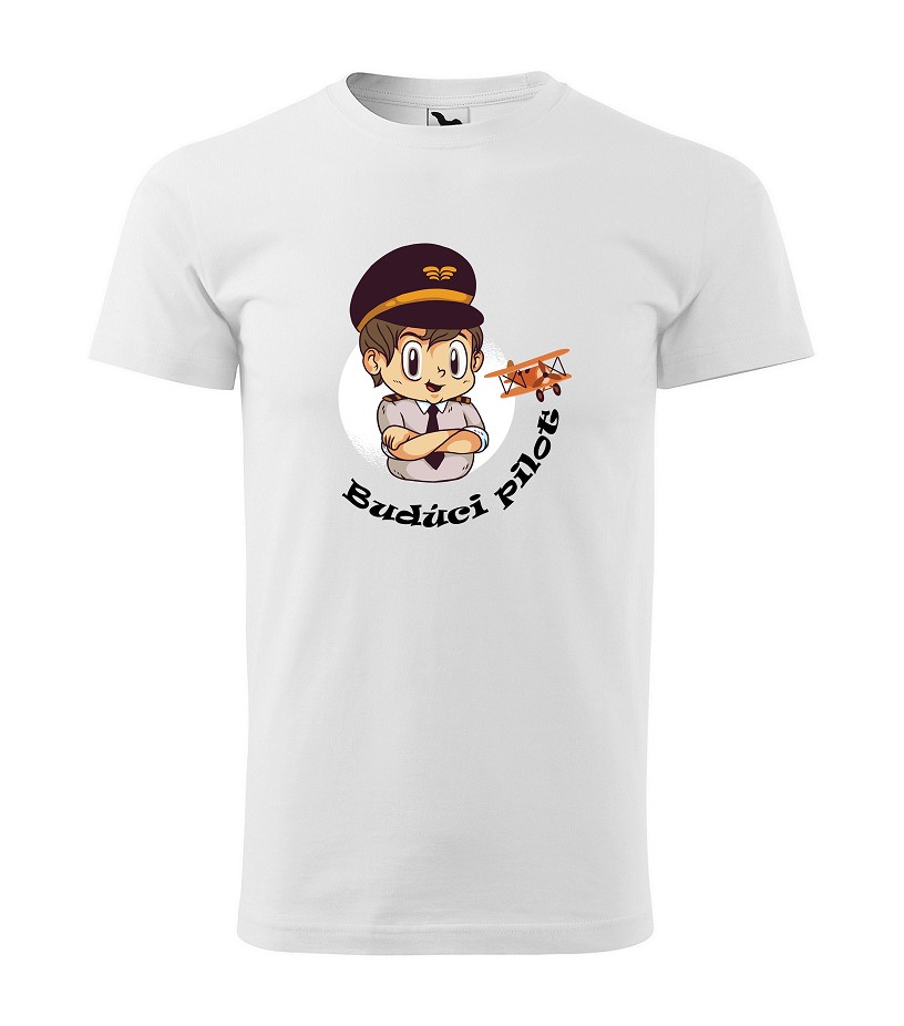 Tričko s motívom Budúci pilot
