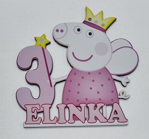 Zápich na tortu  Peppa