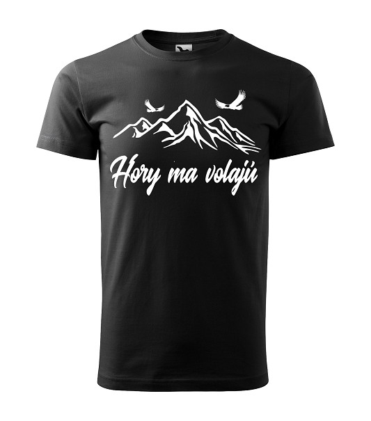 Tričko s motívom Hory ma volajú biele