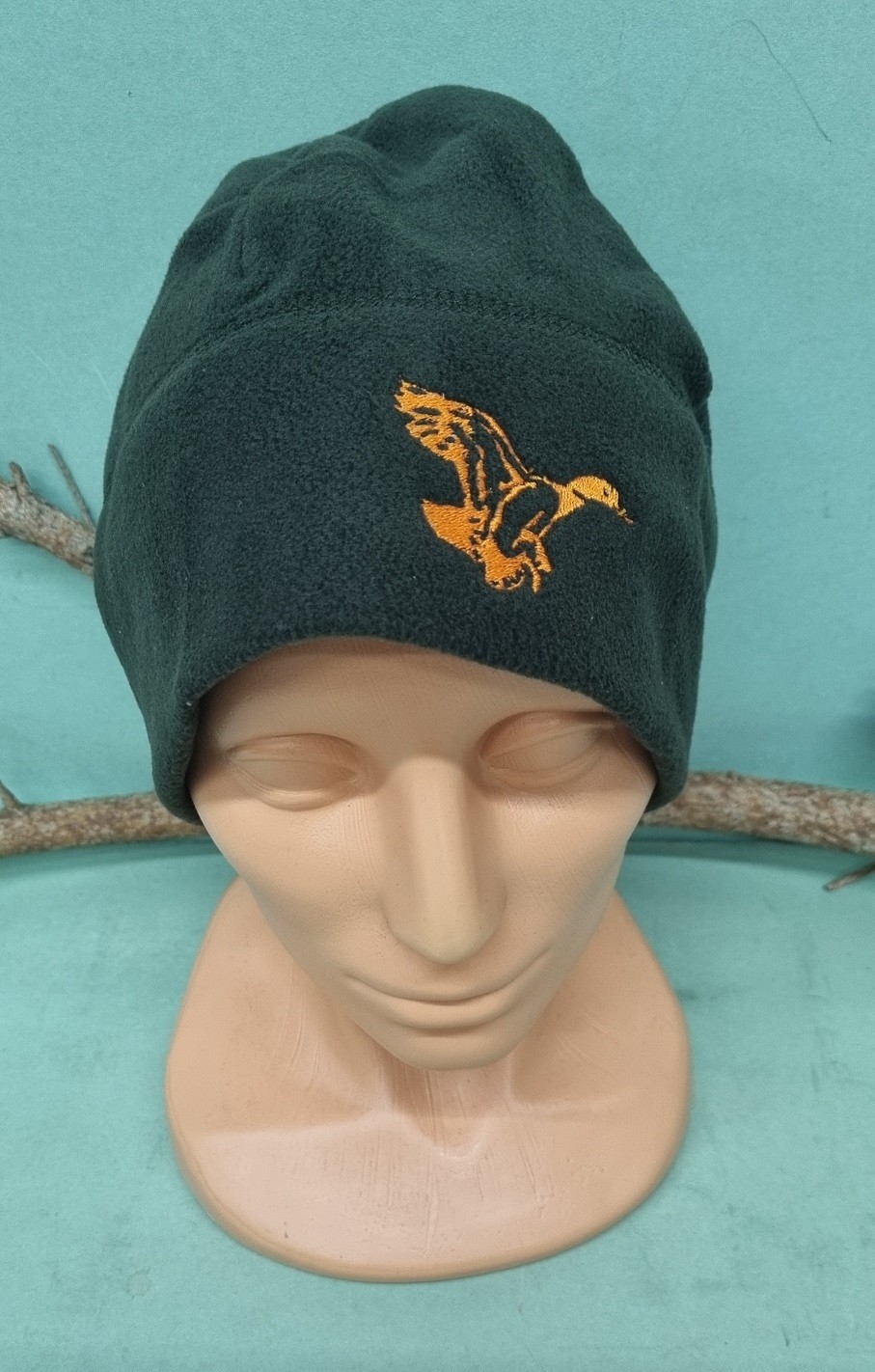 Čiapka fleece s poľovníckym motívom kačica