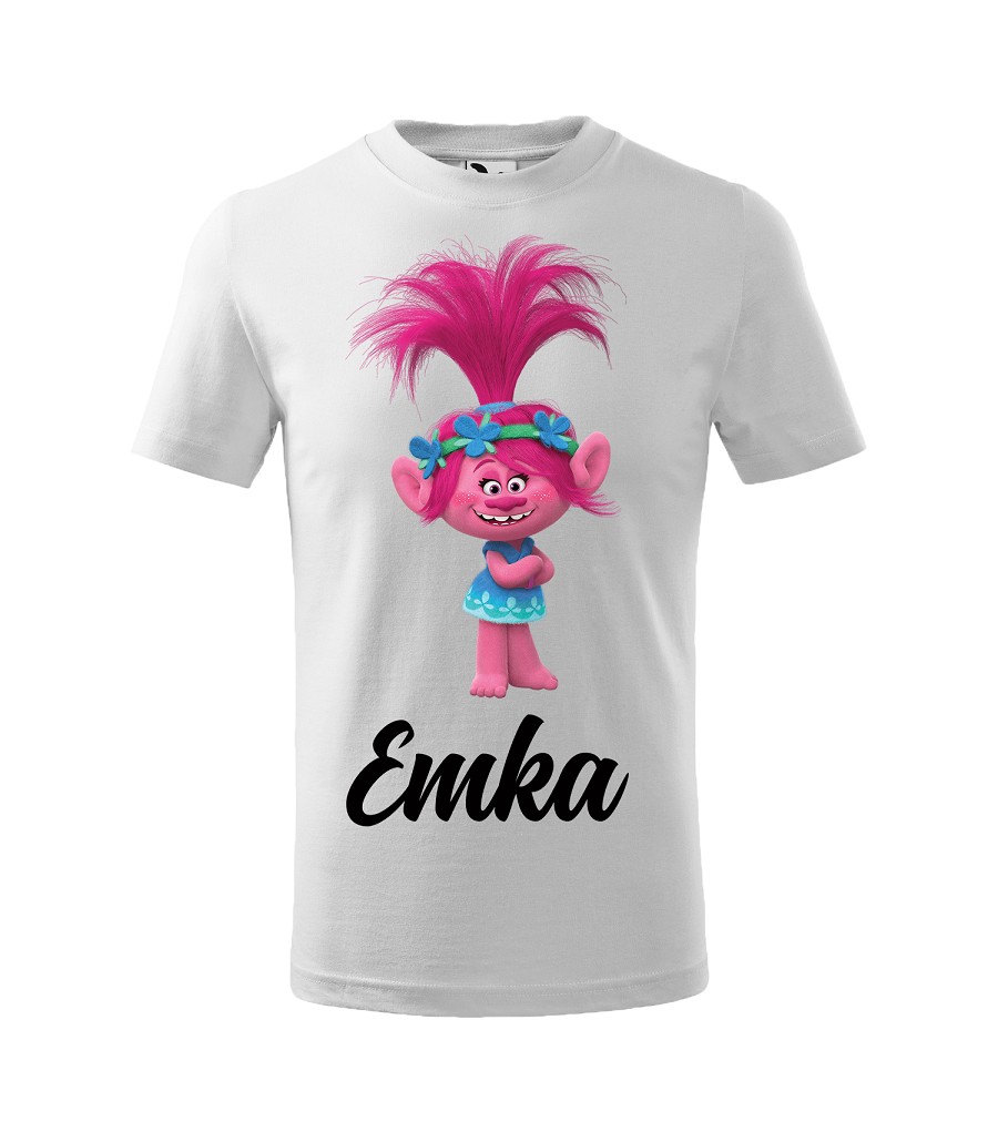 Tričko s motívom Trollovia Poppy