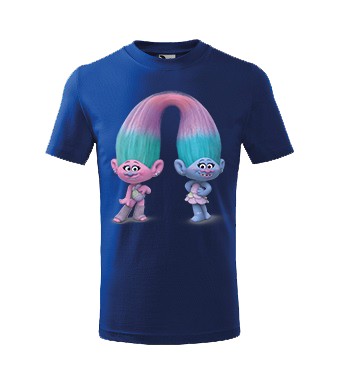 Tričko s rozprávkovým motívom Trollovia  Satin&Chenille